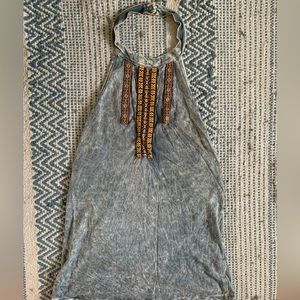 Tribal patterned halter top
